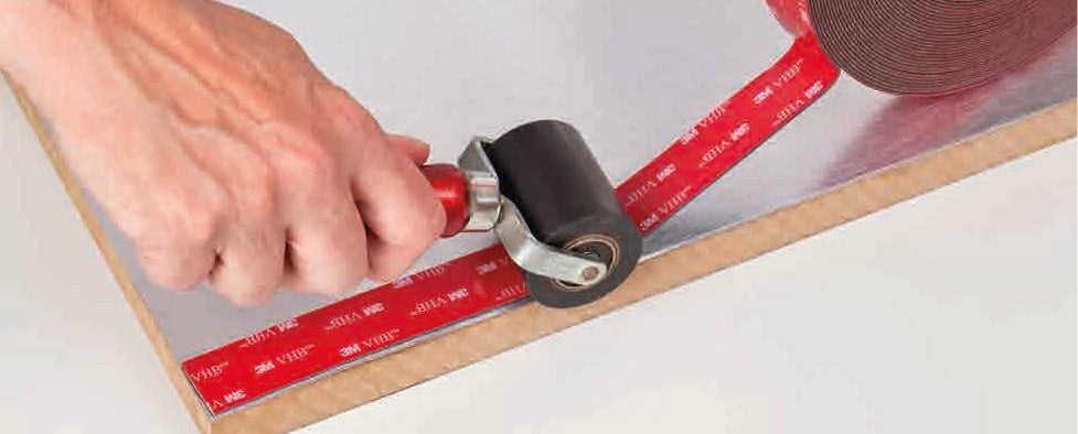 Applicazione con rullo pressore